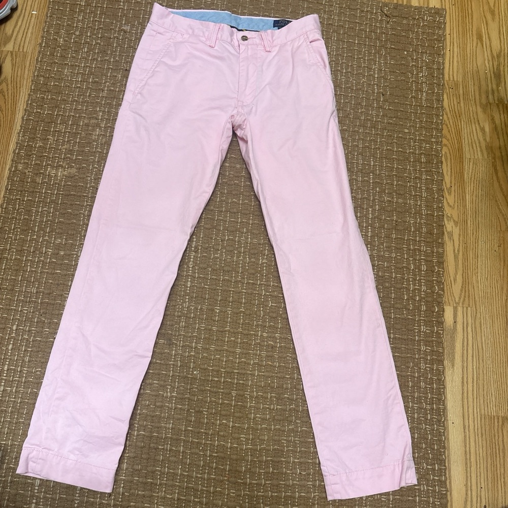 Polo by Ralph Lauren Light Pink Slim Stretch Chinos
